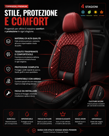 DriveLuxe™ Coprisedili Premium